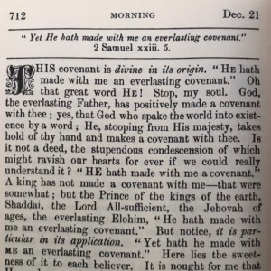 Spurgeon's Morning and Evening Dec 21 AM
