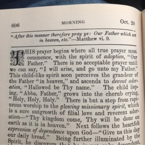 Spurgeon's Morning and Evening Oct 29 AM