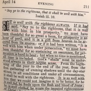 Spurgeon's Morning and Evening Apr 14 PM