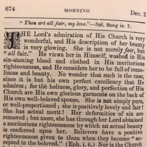 Spurgeon's Morning and Evening Dec 2 AM