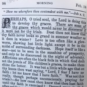 Spurgeon's Morning and Evening Feb 18 AM