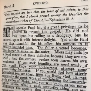 Spurgeon's Morning and Evening March 2 PM