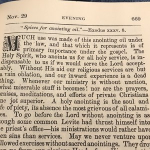 Spurgeon's Morning and Evening Nov 29 PM