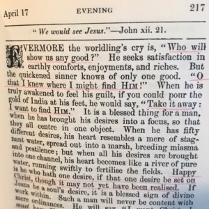 Spurgeon's Morning and Evening Apr 17 PM