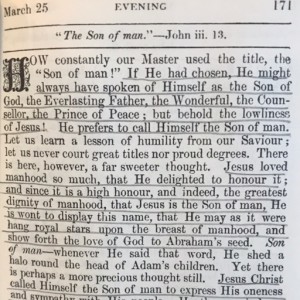 Spurgeon's Morning and Evening Mar 25 PM