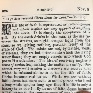 Spurgeon's Morning and Evening Nov 8 AM