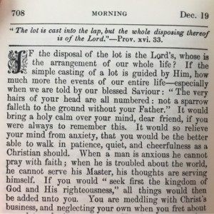 Spurgeon's Morning and Evening Dec 19 AM