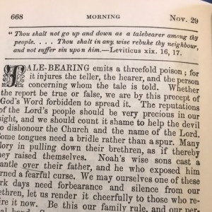 Spurgeon's Morning and Evening Nov 29 AM