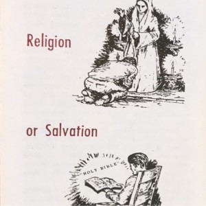 From the Pastor's Desk:  Religion or Salvation?