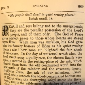 Spurgeon's Morning and Evening Dec 9 PM