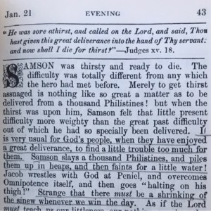 Spurgeon's Morning and Evening Jan 21 PM