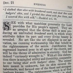 Spurgeon's Morning and Evening Dec 21 PM