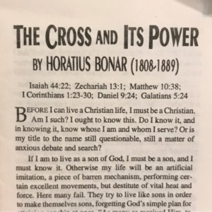 From the Pastor's Desk:  The Cross and Its Power
