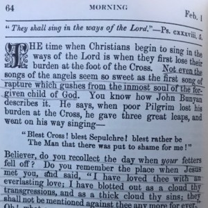 Spurgeon's Morning and Evening Feb 1 AM