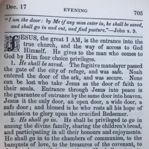 Spurgeon's Morning and Evening Dec 17 PM