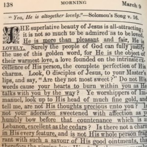 Spurgeon's Morning and Evening Mar 9 AM