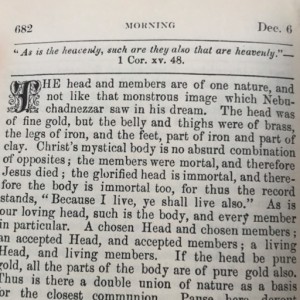 Spurgeon's Morning and Evening Dec 6 AM