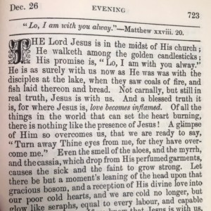 Spurgeon's Morning and Evening Dec 26 PM