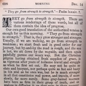 Spurgeon's Morning and Evening Dec 14 AM