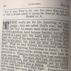 Spurgeon's Morning and Evening Jan 22 AM