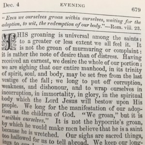 Spurgeon's Morning and Evening Dec 4 PM