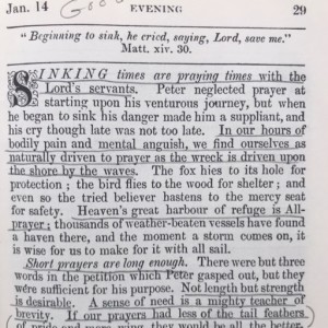 Spurgeon's Morning and Evening Jan 14 PM