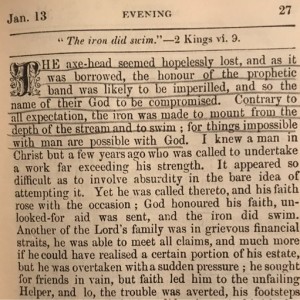 Spurgeon's Morning and Evening Jan 13 PM