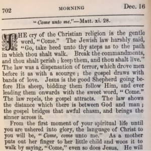 Spurgeon's Morning and Evening Dec 16 AM
