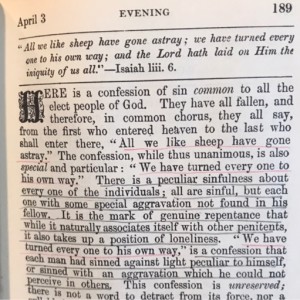 Spurgeon's Morning and Evening Apr 3 PM