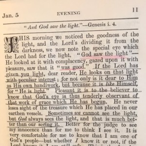 Spurgeon's Morning and Evening Jan 5 PM