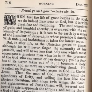 Spurgeon's Morning and Evening Dec 23 AM