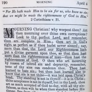 Spurgeon's Morning and Evening Apr 4 AM