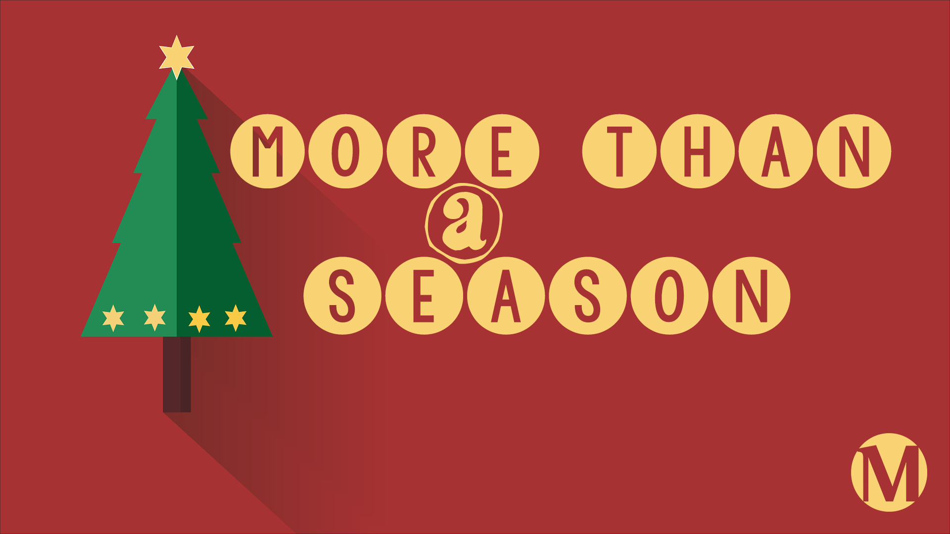 More Than a Season Part 1: Give Cheerfully and...