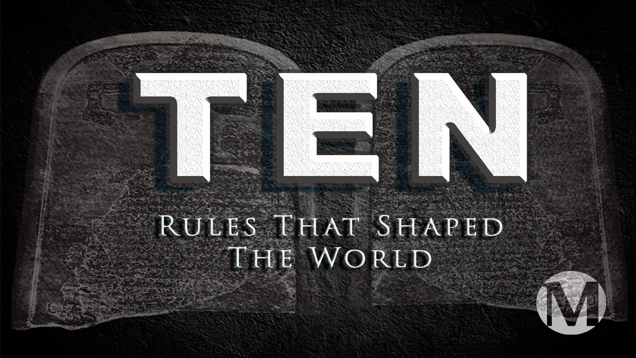 TEN: You shall have no other Gods before me (Exodus 20:1-3)