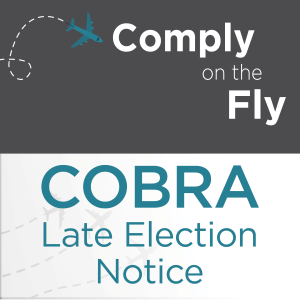 Ep 45: COBRA - Late Election Notice