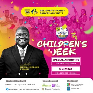 The boldness of the believers family by Prophet William Oppong Peasah