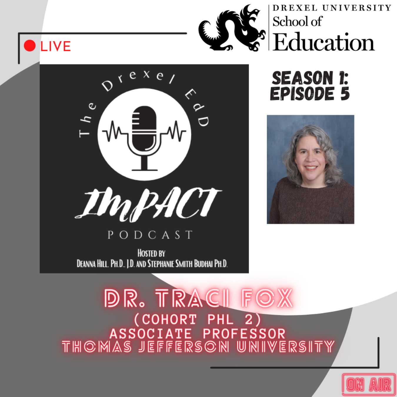 EdD Impact Podcast S1E5, with guest Dr. Traci Fox