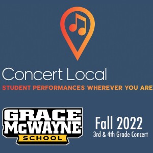 GMS Fall 2022 3rd & 4th Grade Concert