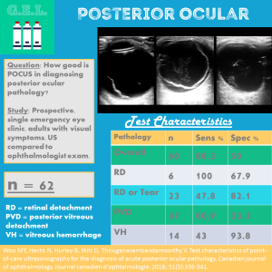 Ultrasound for Posterior Ocular Pathology