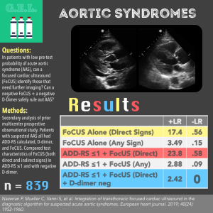 Focused Cardiac Ultrasound for Acute Aortic Syndromes