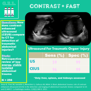 Contrast Ultrasound in Trauma
