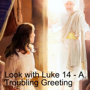 Look with Luke 14 -  A Troubling Greeting