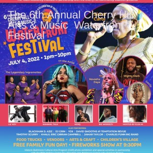 The 6th Annual Cherry Hill Arts & Music Waterfront Festival