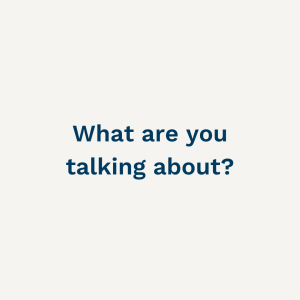 What are you talking about? - Sunday 17th September 2023