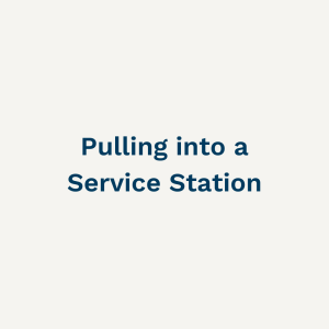 Pulling into a Service Station