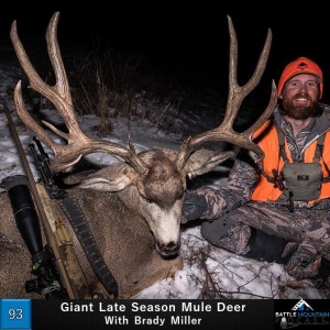 Giant Late Season Mule Deer with Brady Miller - Episode 93