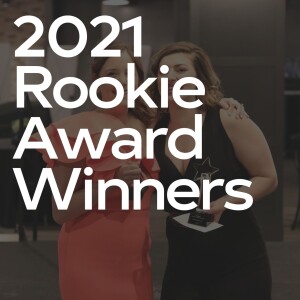 2021 Rookie Award Winners - Taylor Hird and Katie Douglas