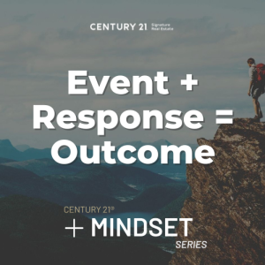Positive+ Mindset: Event + Response = Outcome