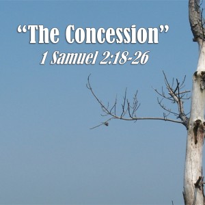 1 Samuel Series - Discussion 5: The Concession (1 Samuel 2:18-26)