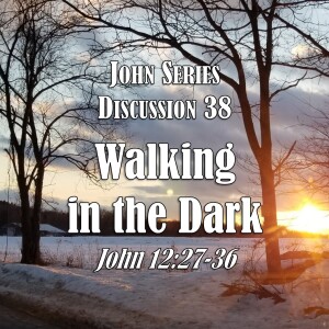 S05 E38 John Series - Discussion 38:  Walking in the Dark (John 12:27-36)